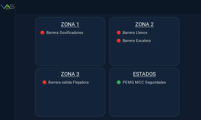 Interfaz HMI industrial